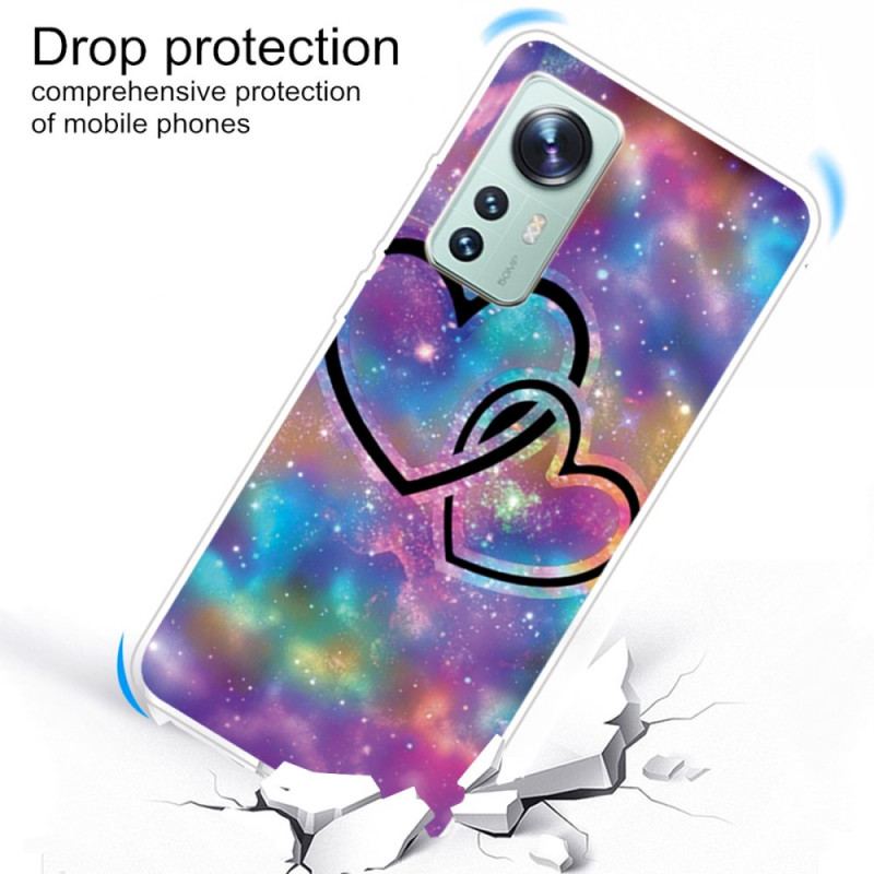 Coque Xiaomi 12 Pro Silicone Coeurs