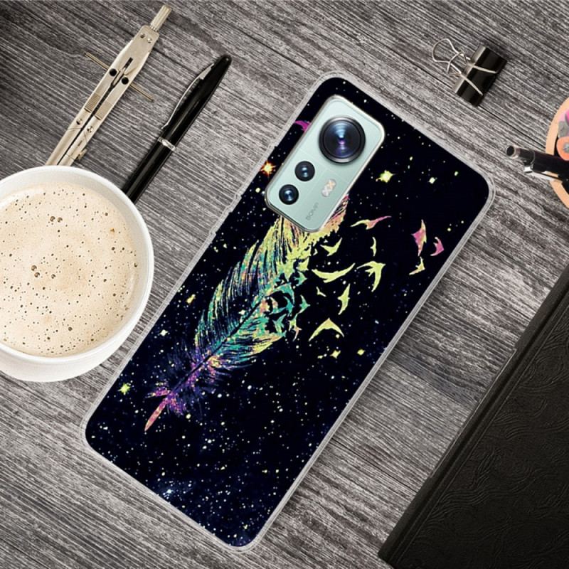 Coque Xiaomi 12 Pro Silicone Fabuleuse Plume