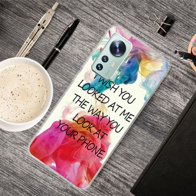 Coque Xiaomi 12 Pro Silicone I Wish You Looked at Me