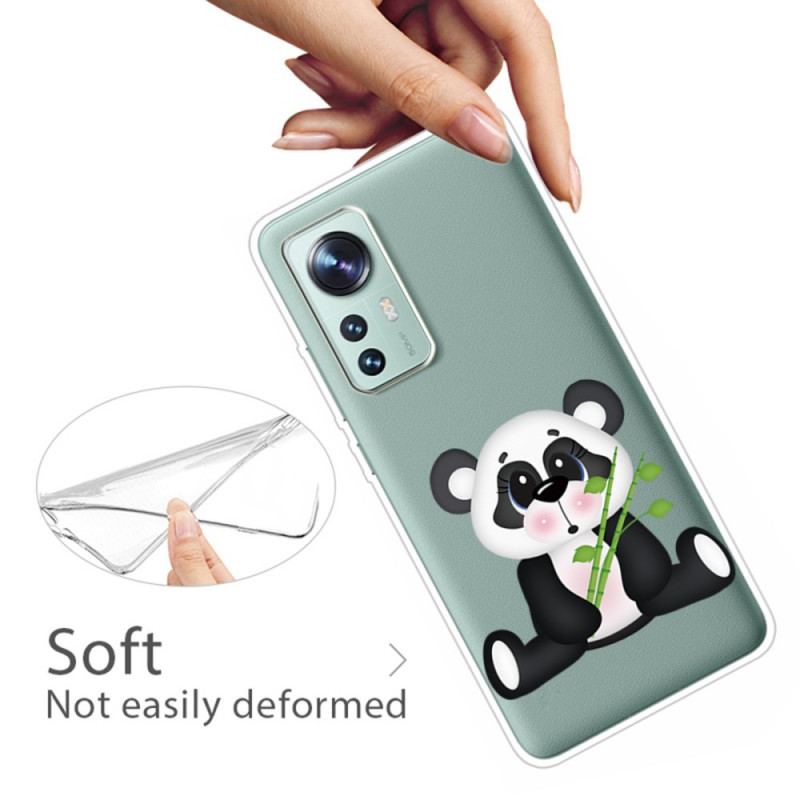 Coque Xiaomi 12 Pro Silicone Joli Panda