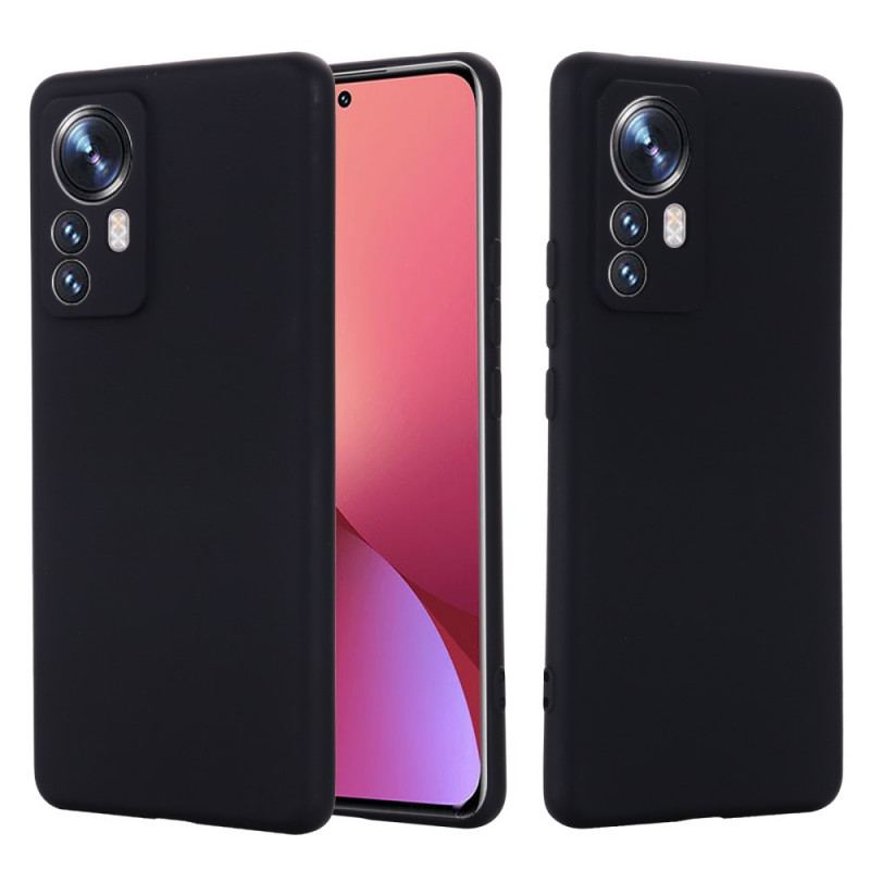 Coque Xiaomi 12 Pro Silicone Liquide Avec Lanière