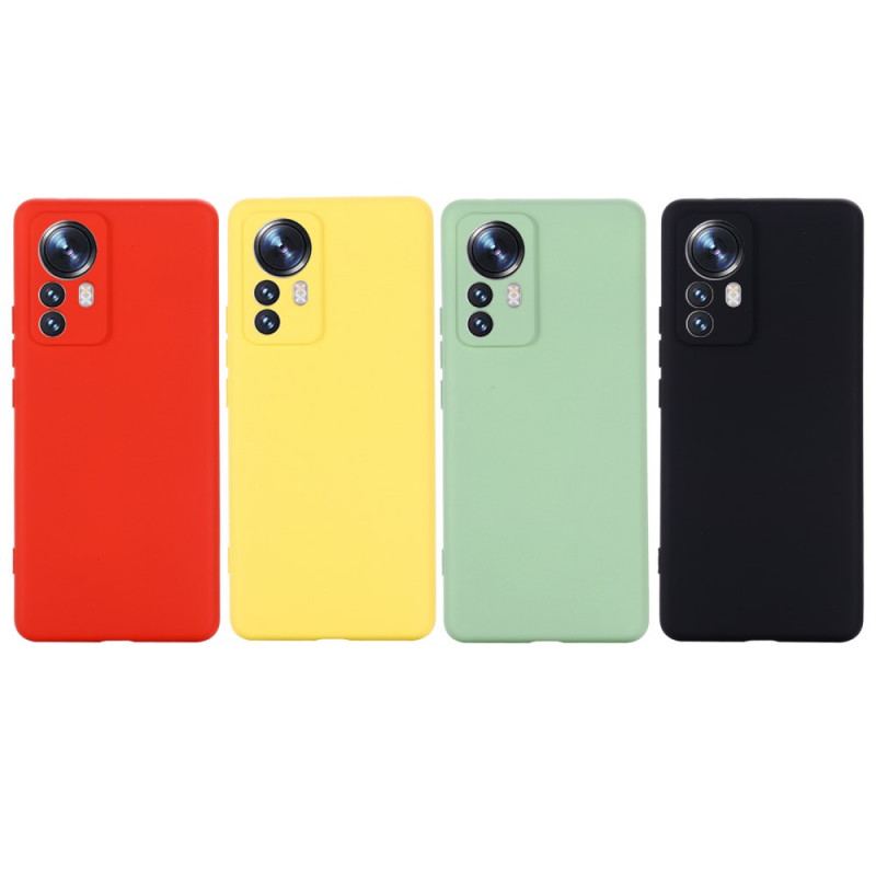 Coque Xiaomi 12 Pro Silicone Liquide Avec Lanière