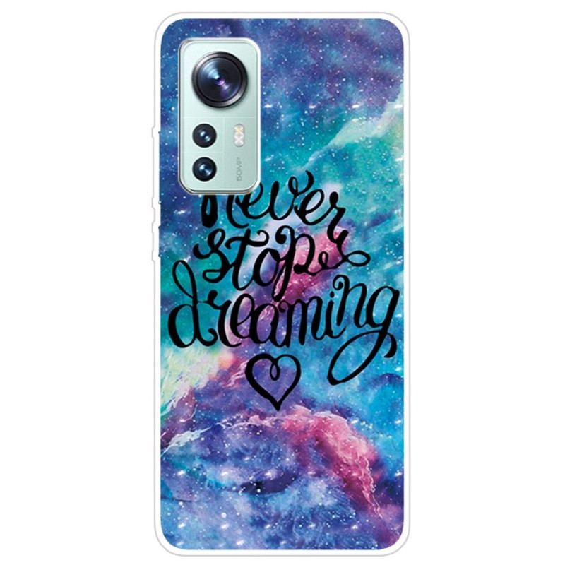 Coque Xiaomi 12 Pro Silicone Never Stop Dreaming