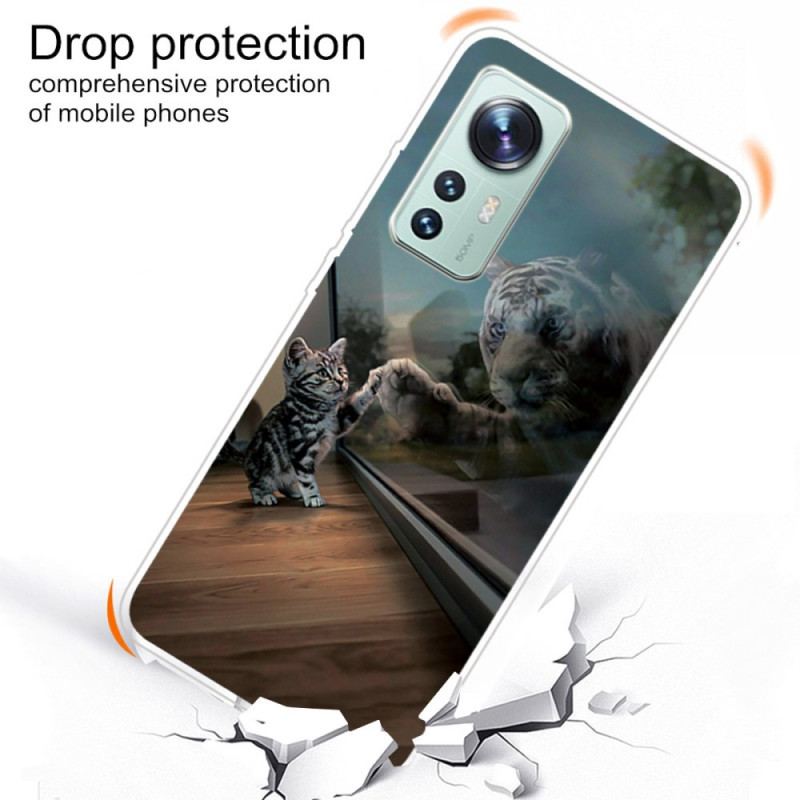 Coque Xiaomi 12 Pro Silicone Rêve de Chaton