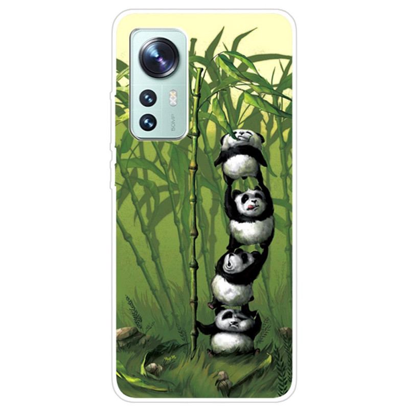 Coque Xiaomi 12 Pro Silicone Tas de Pandas