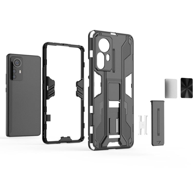 Coque Xiaomi 12 Pro Support Amovible Vertical et Horizontal