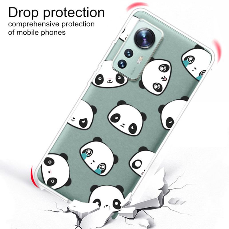 Coque Xiaomi 12 Pro Têtes de Pandas