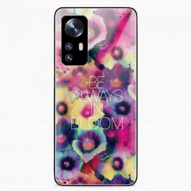 Coque Xiaomi 12 Pro Verre Trempé Be Always in Bloom