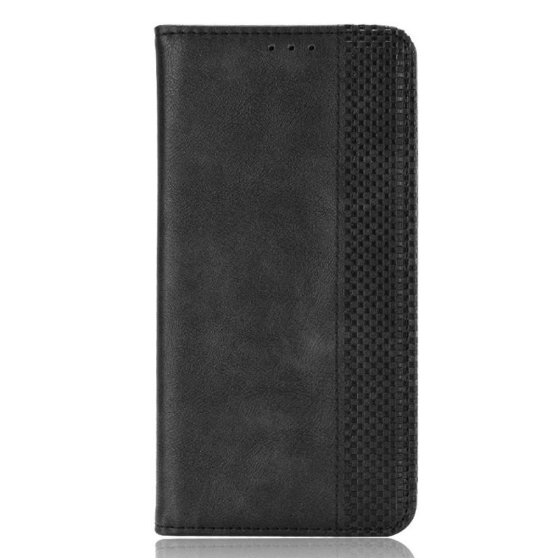 Flip Cover Xiaomi 12 Pro Effet Cuir Vintage Stylisé