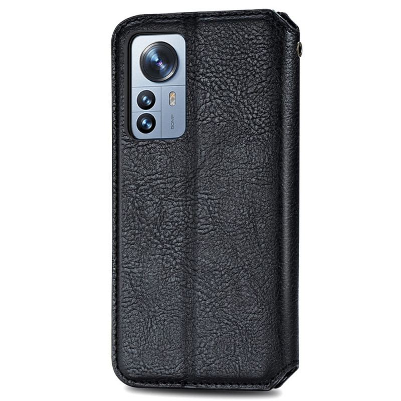 Flip Cover Xiaomi 12 Pro Motif 3D