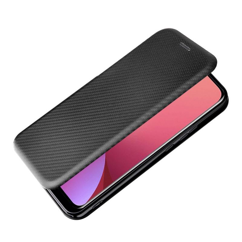 Flip Cover Xiaomi 12 Pro Silicone Carbone Coloré