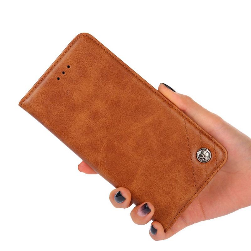 Flip Cover Xiaomi 12 Pro Style Cuir Rivet