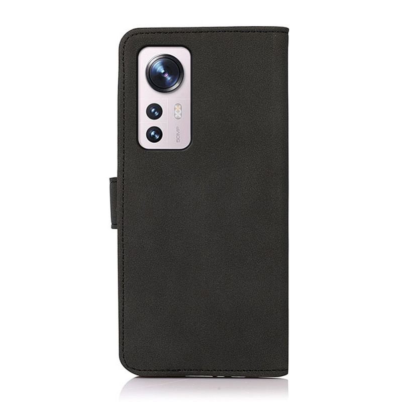 Housse Xiaomi 12 Pro Effet Cuir Fashion KHAZNEH