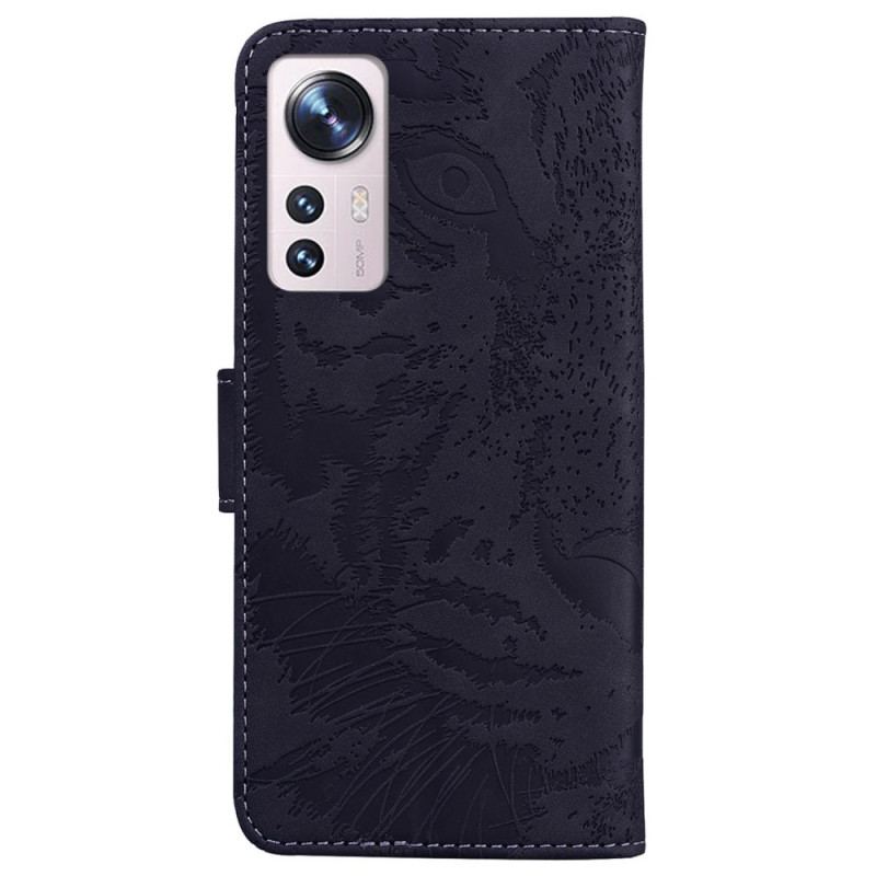 Housse Xiaomi 12 Pro Empreinte de Tigre