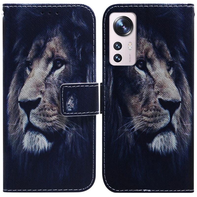 Housse Xiaomi 12 Pro Lion