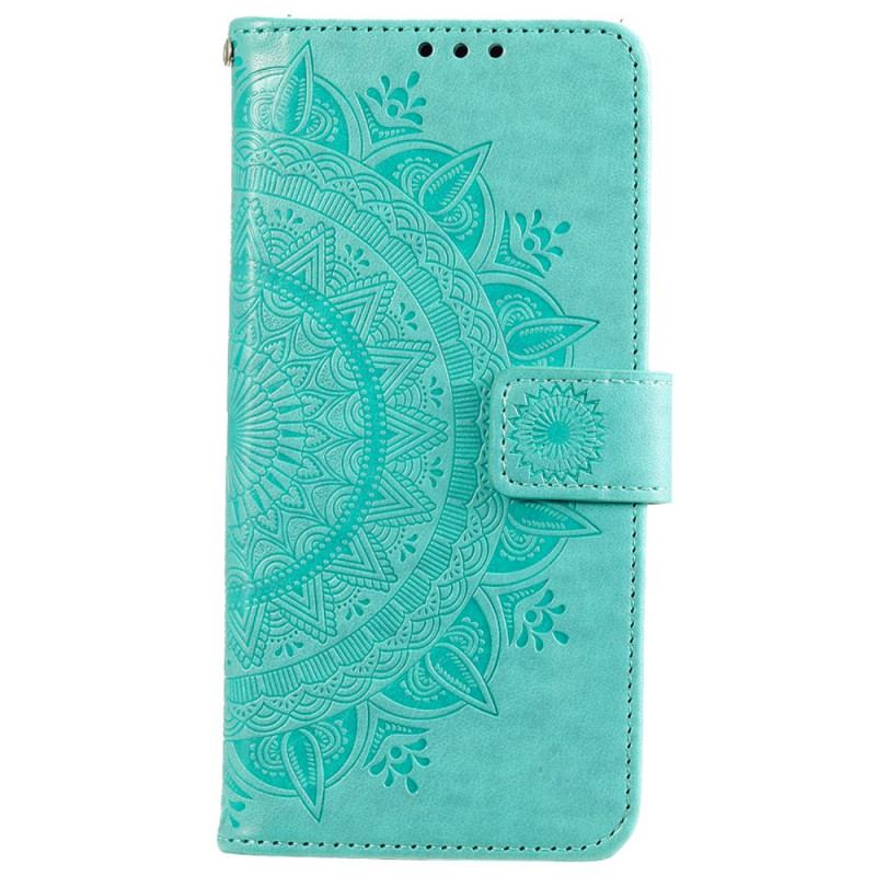 Housse Xiaomi 12 Pro Mandala Soleil à Lanière