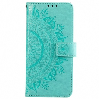 Housse Xiaomi 12 Pro Mandala Soleil à Lanière