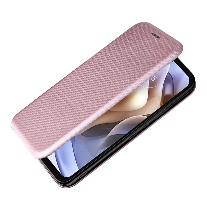 Flip Cover Moto G41 / G31 Silicone Carbone