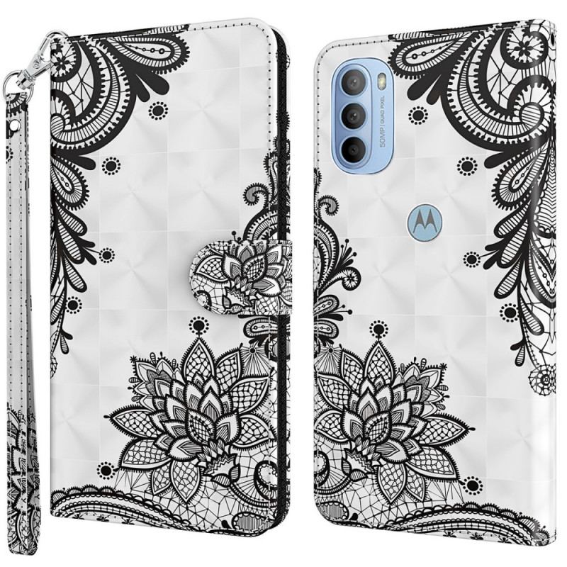 Housse Moto G41 / G31 Chic Dentelle