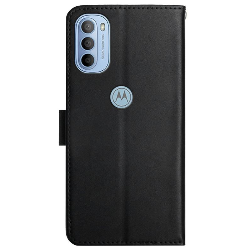 Housse Moto G41 / G31 Cuir Nappa Véritable