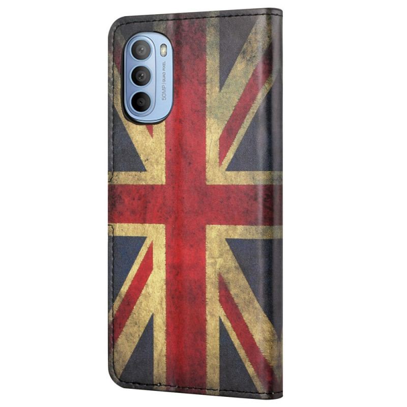 Housse Moto G41 / G31 Drapeau Angleterre