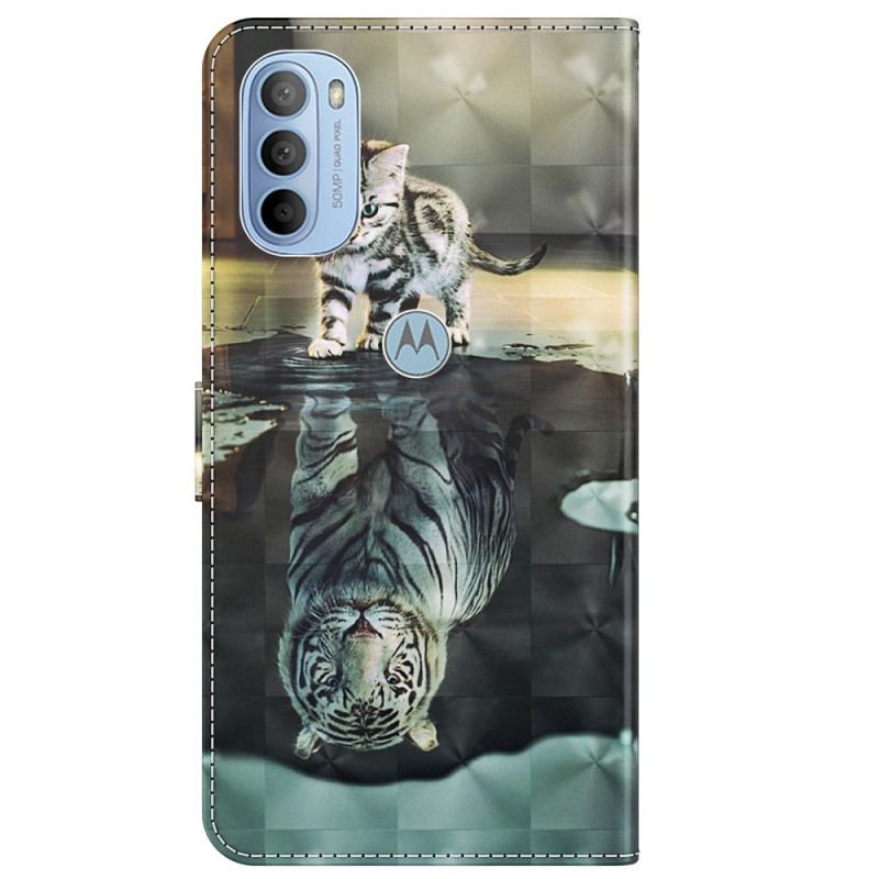 Housse Moto G41 / G31 Ernest Le Tigre