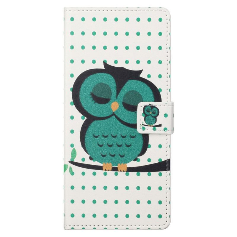 Housse Moto G41 / G31 Hibou Endormi