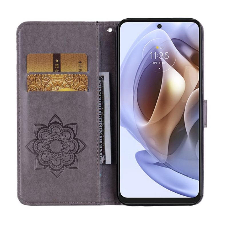 Housse Moto G41 / G31 Hibou Mandala