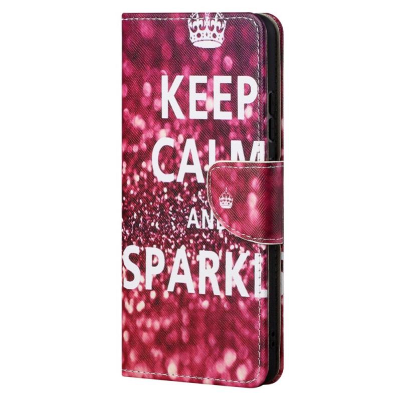 Housse Moto G41 / G31 Keep Calm and Sparkle