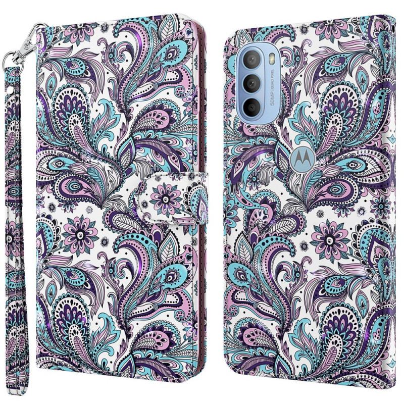 Housse Moto G41 / G31 Motif Cachemire