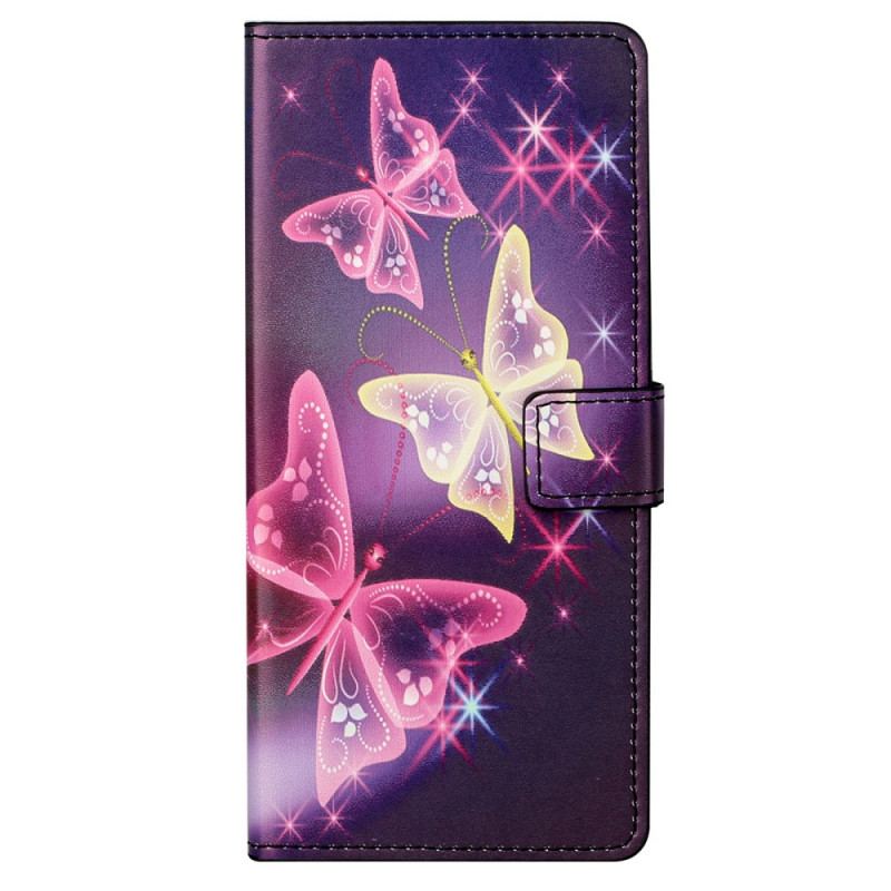 Housse Moto G41 / G31 Papillons et Fleurs