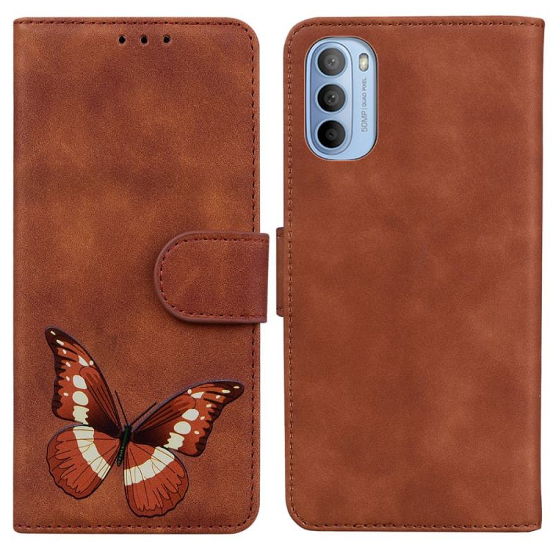 Housse Moto G41 / G31 Skin-Touch Papillon