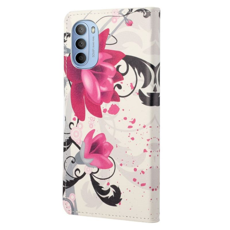 Housse Moto G41 / G31 Tropical Flowers