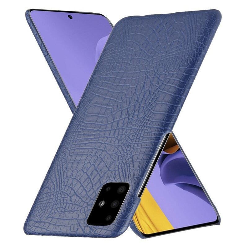 Coque Samsung Galaxy A51 Effet Peau de Crocodile