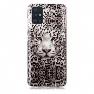 Coque Samsung Galaxy A51 Leopard Fluorescente