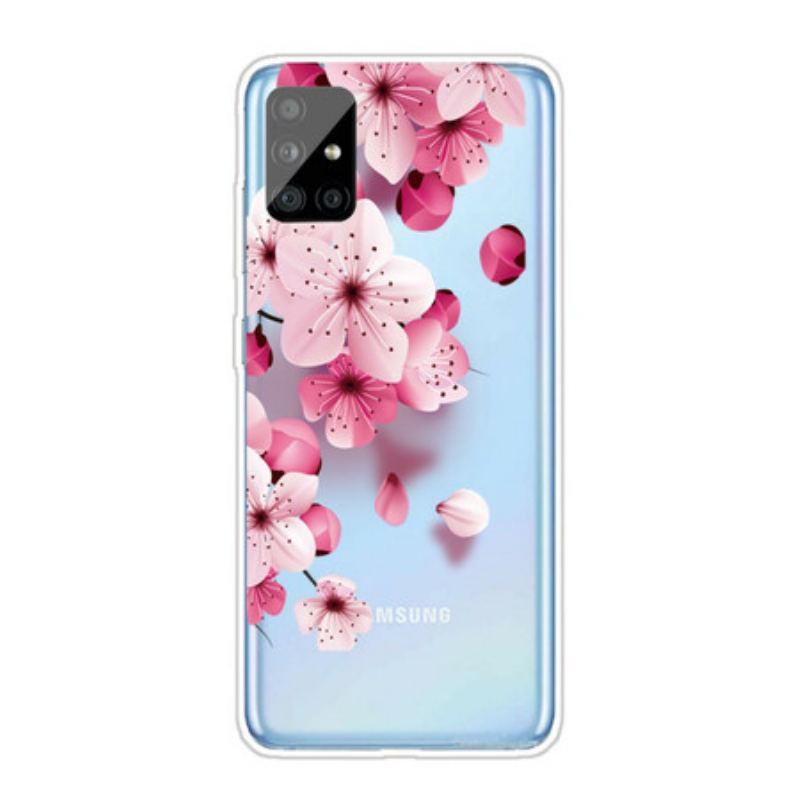 Coque Samsung Galaxy A51 Petites Fleurs Roses