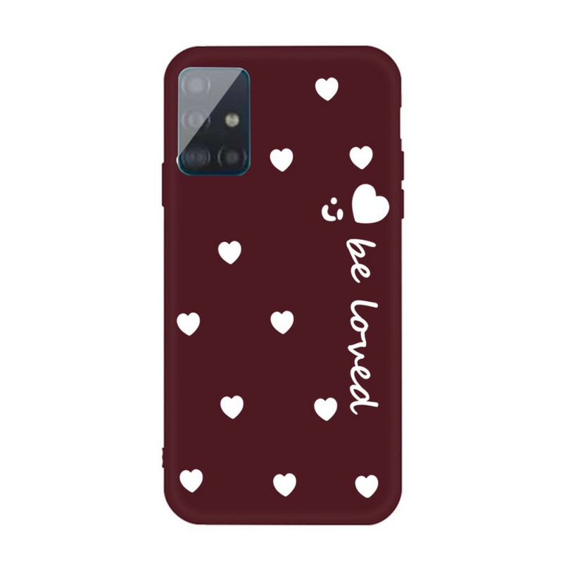 Coque Samsung Galaxy A51 Silicone Coeur Be Loved