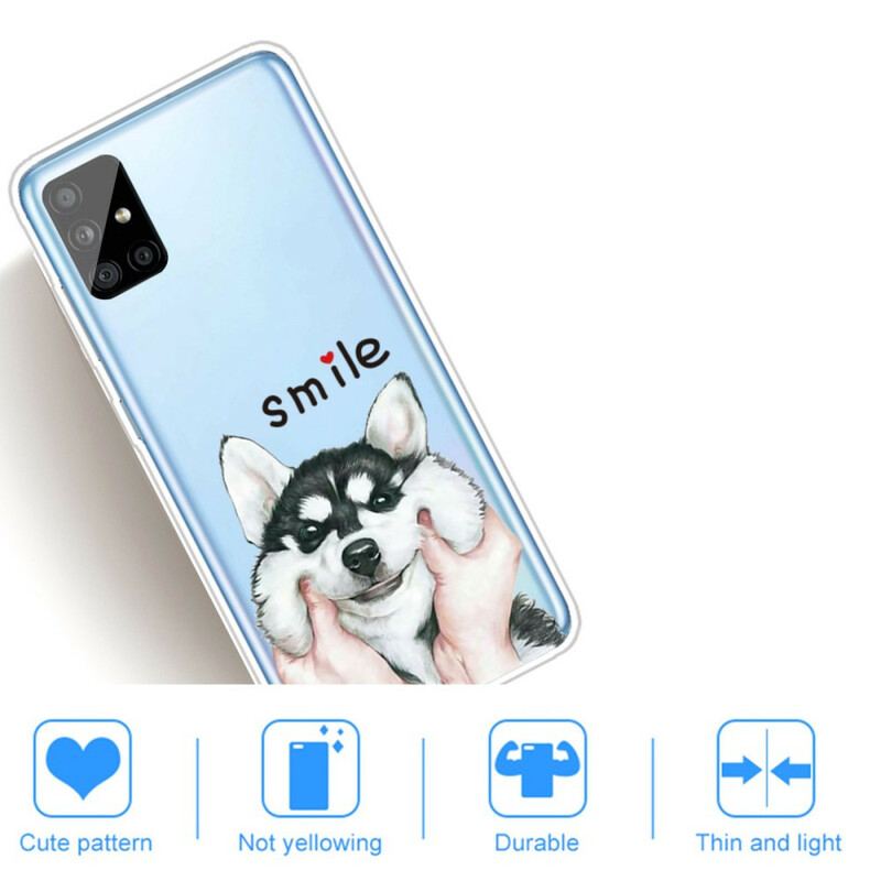 Coque Samsung Galaxy A51 Smile Dog