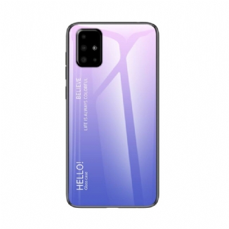 Coque Samsung Galaxy A51 Verre Trempé Hello