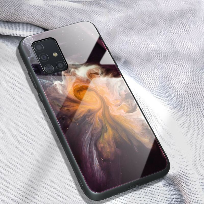 Coque Samsung Galaxy A51 Verre Trempé Marble Colors