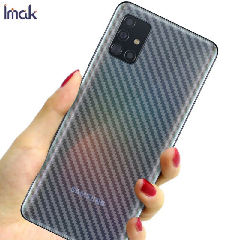 Film de Protection Arrière pour Samsung Galaxy A51 Style Carbone IMAK