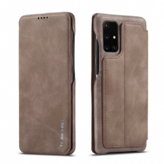 Flip Cover Samsung Galaxy A51 LC.IMEEKE Effet Cuir