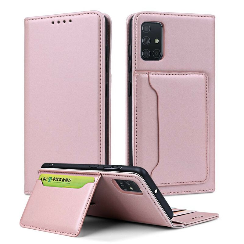 Flip Cover Samsung Galaxy A51 Porte-Carte Support