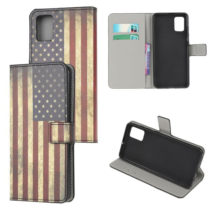 Housse Samsung Galaxy A51 Drapeau USA