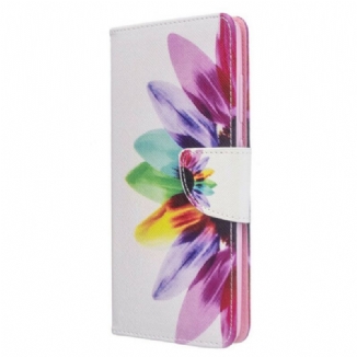 Housse Samsung Galaxy A51 Fleur Aquarelle