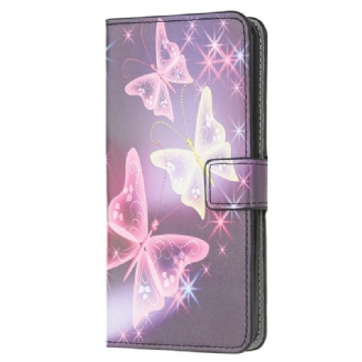 Housse Samsung Galaxy A51 Papillons et Fleurs