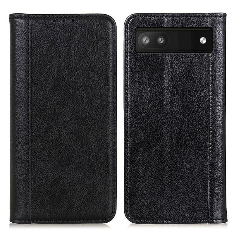 Flip Cover Google Pixel 7A Cuir Fendu Stylé