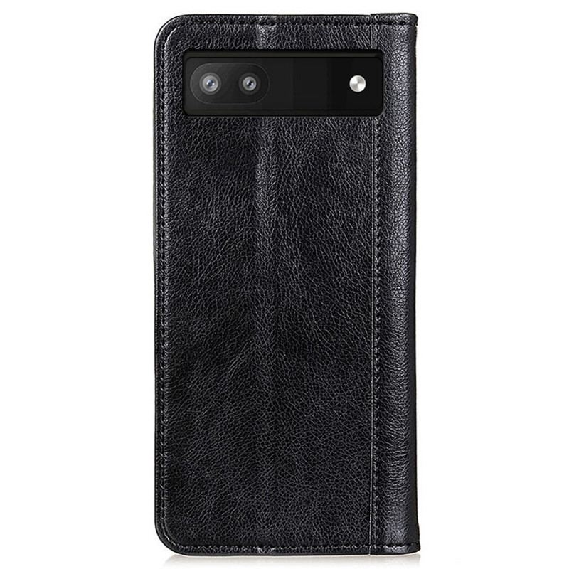 Flip Cover Google Pixel 7A Cuir Fendu Stylé