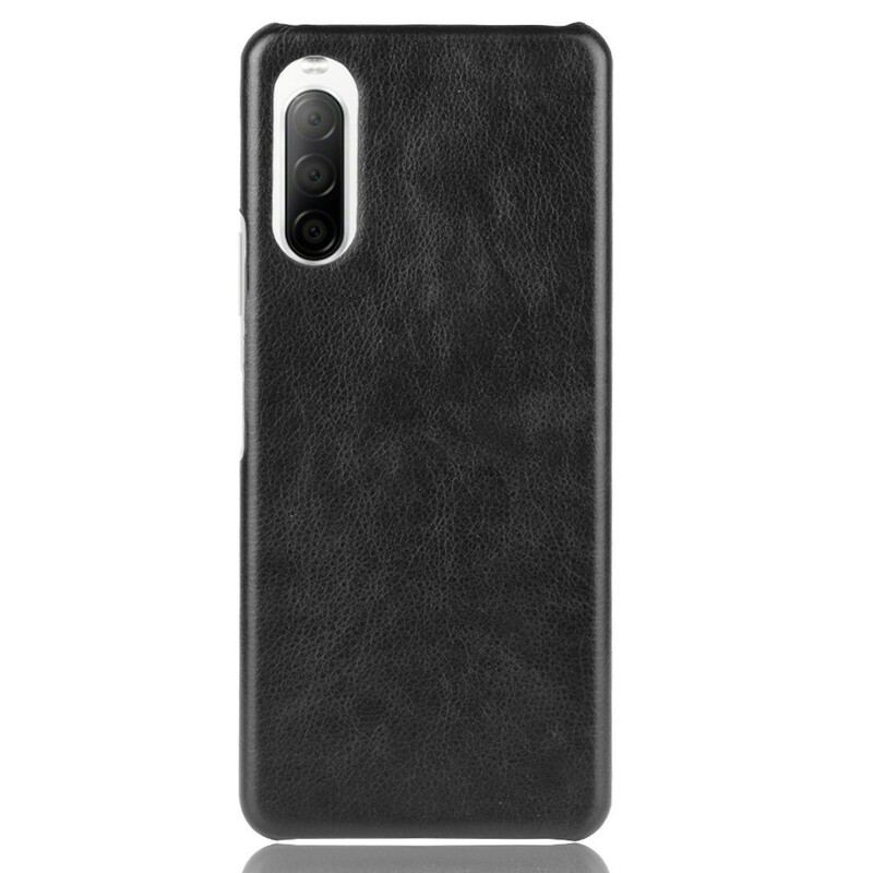 Coque Sony Xperia 10 II Effet Cuir Litchi