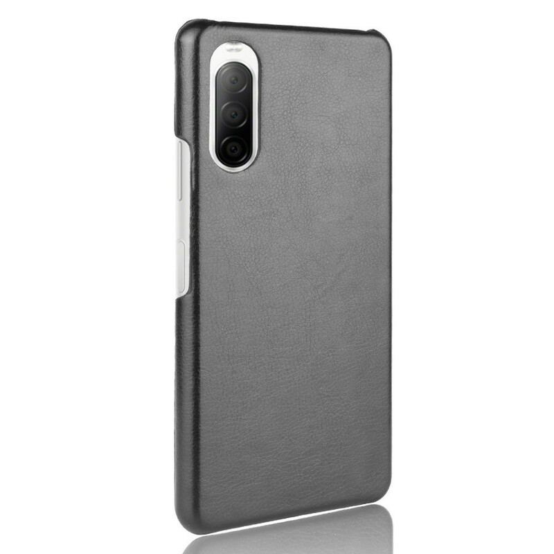 Coque Sony Xperia 10 II Effet Cuir Litchi